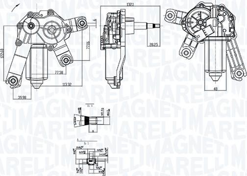 Magneti Marelli 064073700010 - Wiper Motor car-mod.net