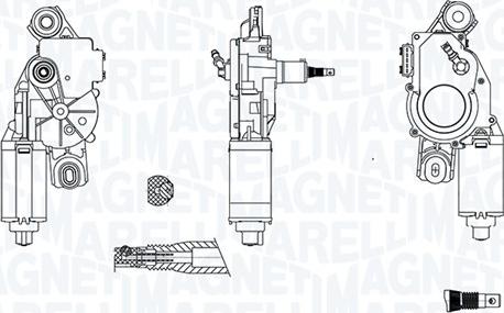 Magneti Marelli 064072900010 - Wiper Motor car-mod.net