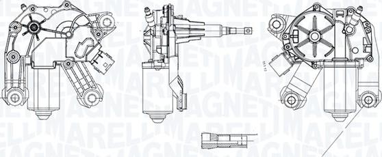 Magneti Marelli 064072700010 - Wiper Motor car-mod.net
