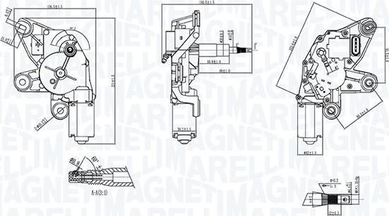 Magneti Marelli 064371100010 - Wiper Motor car-mod.net