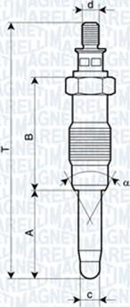 Magneti Marelli 060900060606 - Glow Plug car-mod.net