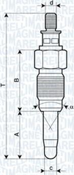 Magneti Marelli 060900030606 - Glow Plug car-mod.net