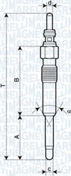 Magneti Marelli 060900140606 - Glow Plug car-mod.net