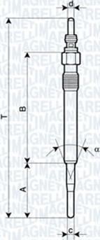 Magneti Marelli 060900800606 - Glow Plug car-mod.net