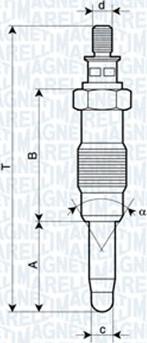 Magneti Marelli 060900290606 - Glow Plug car-mod.net
