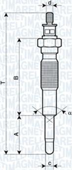 Magneti Marelli 062900063304 - Glow Plug car-mod.net