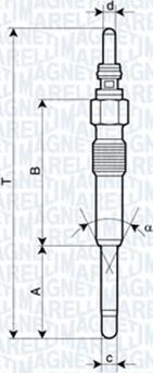 Magneti Marelli 060900750606 - Glow Plug car-mod.net