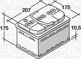 Magneti Marelli 068044042030 - Starter Battery car-mod.net