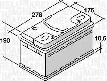 Magneti Marelli 068074068010 - Starter Battery car-mod.net