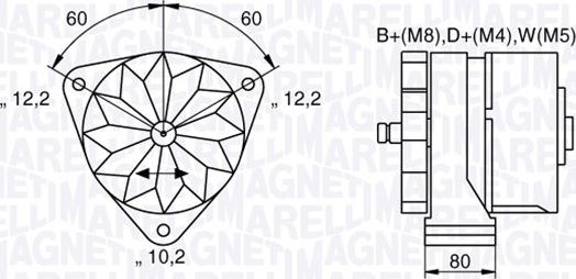 Magneti Marelli 063534699820 - Alternator car-mod.net