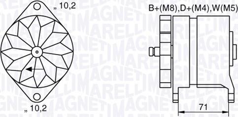 Magneti Marelli 063534681240 - Alternator car-mod.net