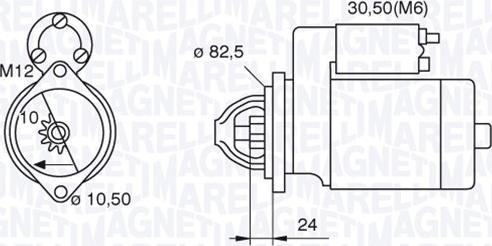 Magneti Marelli 063521090680 - Starter car-mod.net