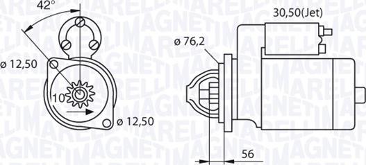 Magneti Marelli 063521250420 - Starter car-mod.net