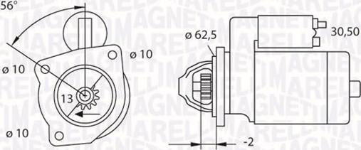 Magneti Marelli 063523624010 - Starter car-mod.net