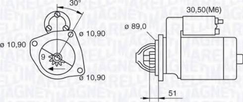 Magneti Marelli 063523673030 - Starter car-mod.net