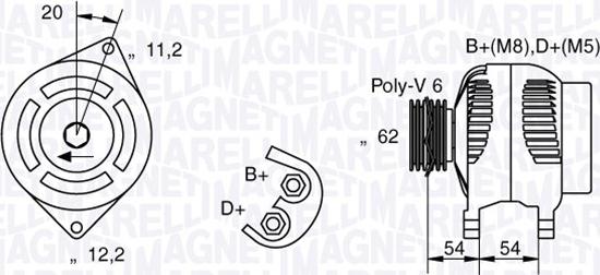 Magneti Marelli 063731223010 - Alternator car-mod.net