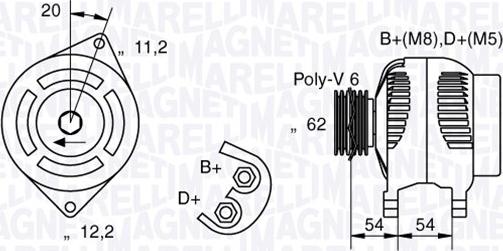 Magneti Marelli 063321858010 - Alternator car-mod.net