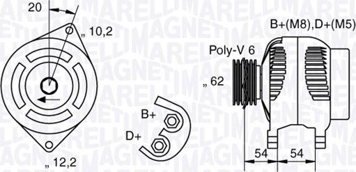 Magneti Marelli 063321729010 - Alternator car-mod.net