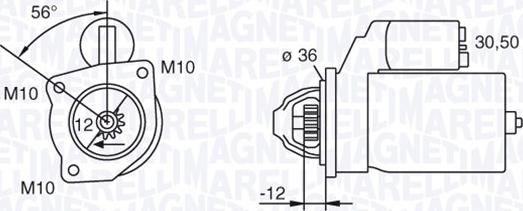 Magneti Marelli 063280090010 - Starter car-mod.net