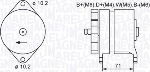 Magneti Marelli 063730032010 - Alternator car-mod.net