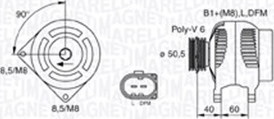 Magneti Marelli 063731542010 - Alternator car-mod.net