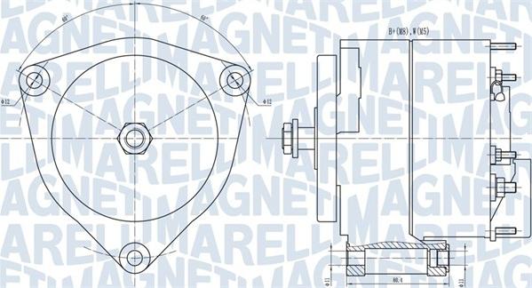 Magneti Marelli 063731035010 - Alternator car-mod.net
