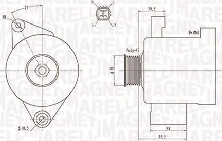 Magneti Marelli 063731796010 - Alternator car-mod.net