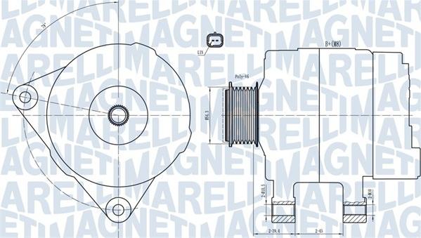 Magneti Marelli 063732033010 - Alternator car-mod.net
