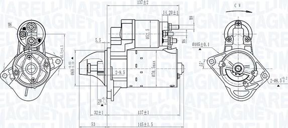 Magneti Marelli 063725395010 - Starter car-mod.net