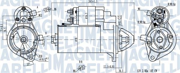 Magneti Marelli 063720976010 - Starter car-mod.net