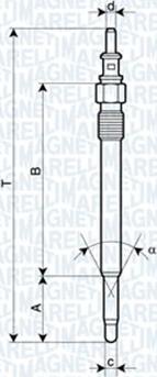 Magneti Marelli 062900012304 - Glow Plug car-mod.net