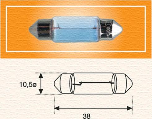 Magneti Marelli 009462100000 - Bulb, licence plate light car-mod.net