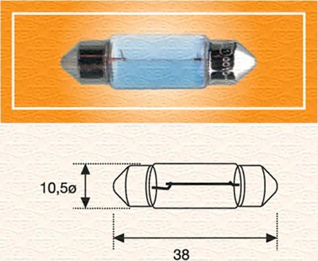 Magneti Marelli 009600220000 - Bulb, licence plate light car-mod.net