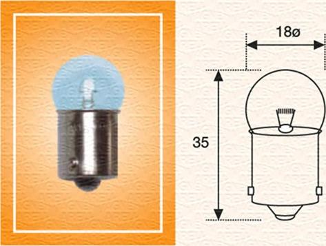 Magneti Marelli 004009100000 - Bulb, licence plate light car-mod.net