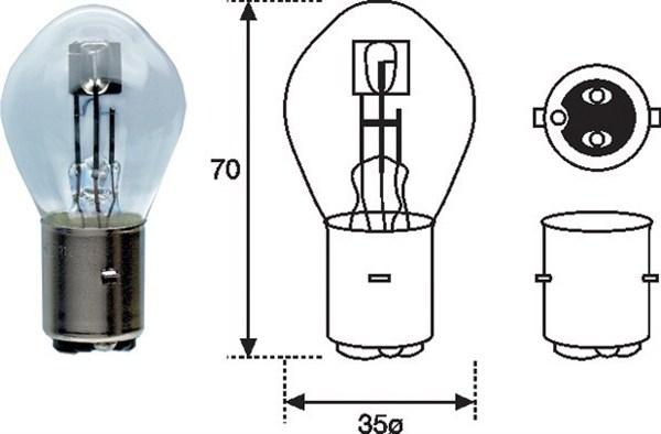 Magneti Marelli 002588200000 - Bulb, spotlight car-mod.net