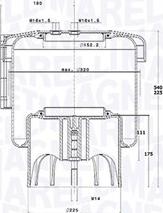 Magneti Marelli 030607020304 - Bellow, air suspension car-mod.net