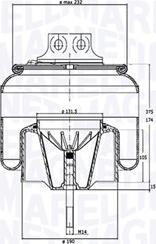 Magneti Marelli 030607020273 - Bellow, air suspension car-mod.net