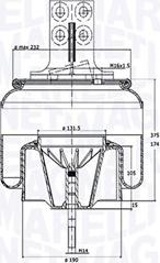 Magneti Marelli 030607020272 - Bellow, air suspension car-mod.net
