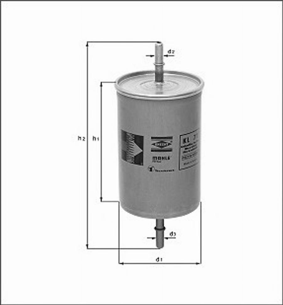 Magneti Marelli 154087281800 - Fuel filter car-mod.net