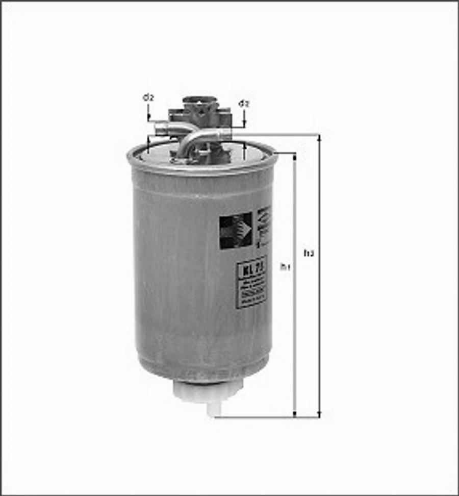 Magneti Marelli 154068189000 - Fuel filter car-mod.net