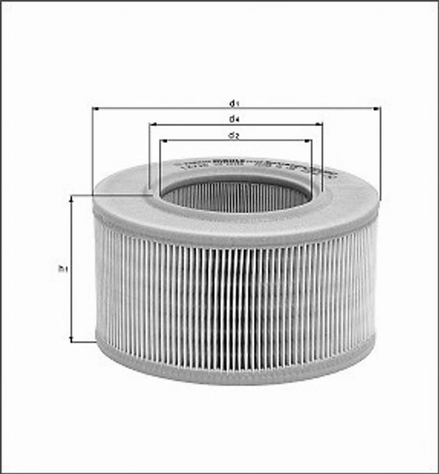 Magneti Marelli 154087320340 - Engine Air Filter car-mod.net