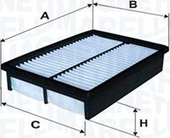 Magneti Marelli 153071762509 - Engine Air Filter car-mod.net