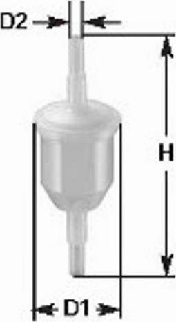 Magneti Marelli 152071760841 - Fuel filter car-mod.net