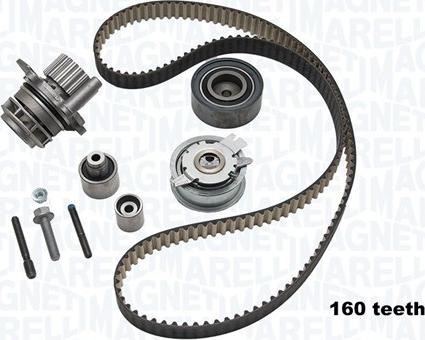 Magneti Marelli 341404080002 - Water Pump & Timing Belt Set car-mod.net