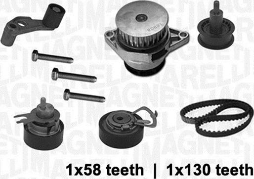Magneti Marelli 341403680002 - Water Pump & Timing Belt Set car-mod.net