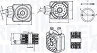 Magneti Marelli 350300003600 - Oil Cooler, engine oil car-mod.net