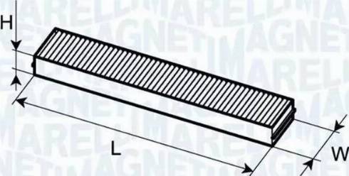 Magneti Marelli 350203061040 - Filter, interior air car-mod.net