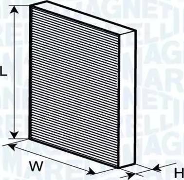 Magneti Marelli 350203061190 - Filter, interior air car-mod.net