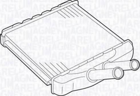 Magneti Marelli 350218329000 - Heat Exchanger, interior heating car-mod.net