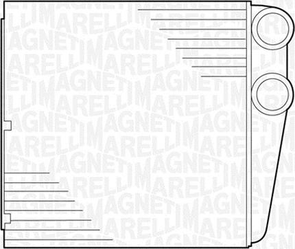 Magneti Marelli 350218279000 - Heat Exchanger, interior heating car-mod.net